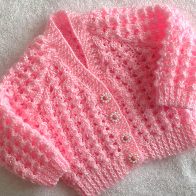 Ravelry: Daisy's Summer Baby Cradigan pattern by Mary Edwards