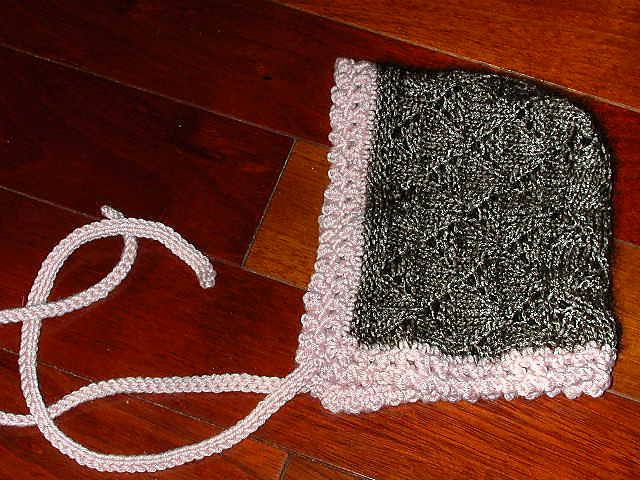 Ensemble Rose et Blanc – Bonnet