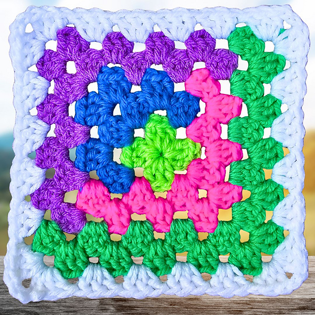 Stacking A-Frame Granny Square