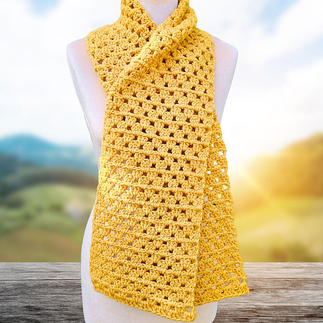Granny Stitch Scarf