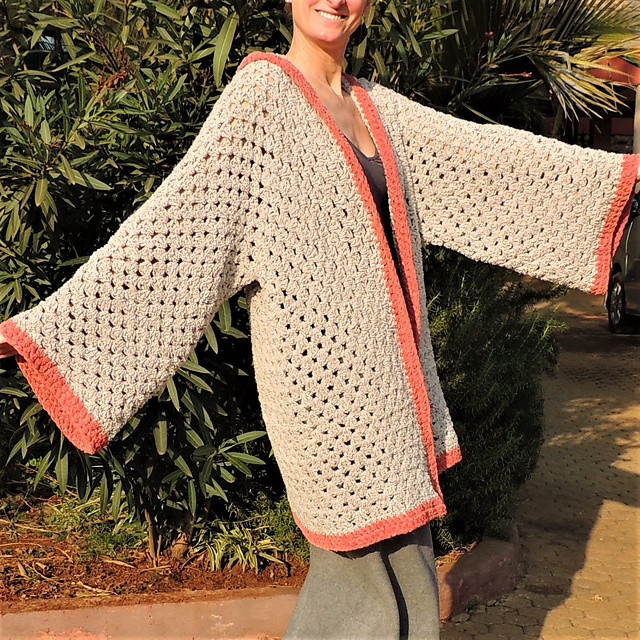 Super Easy Hexagon Cardigan
