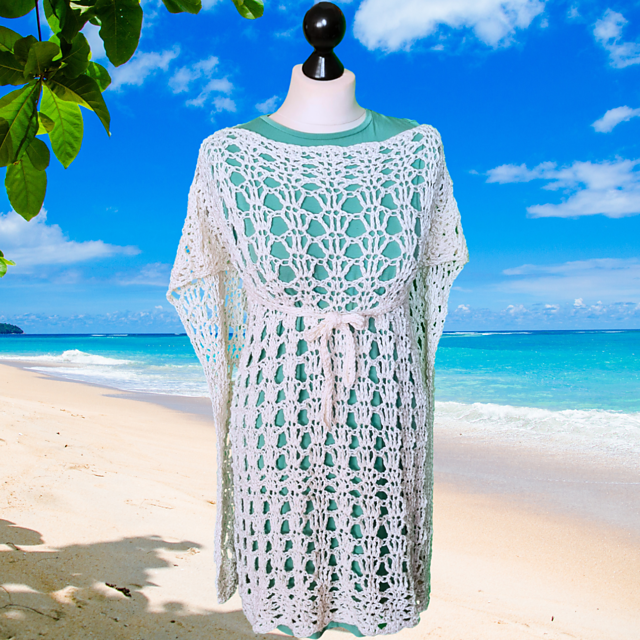 Beached Granny Mesh Top