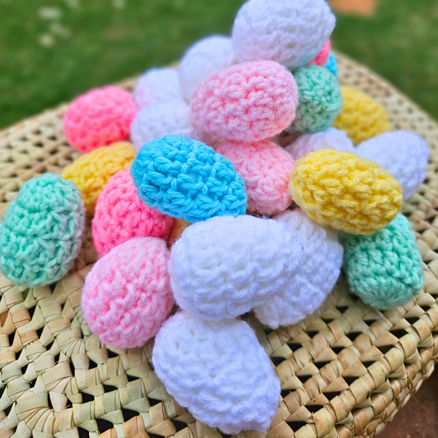 Easy Crochet Eggs For Easter