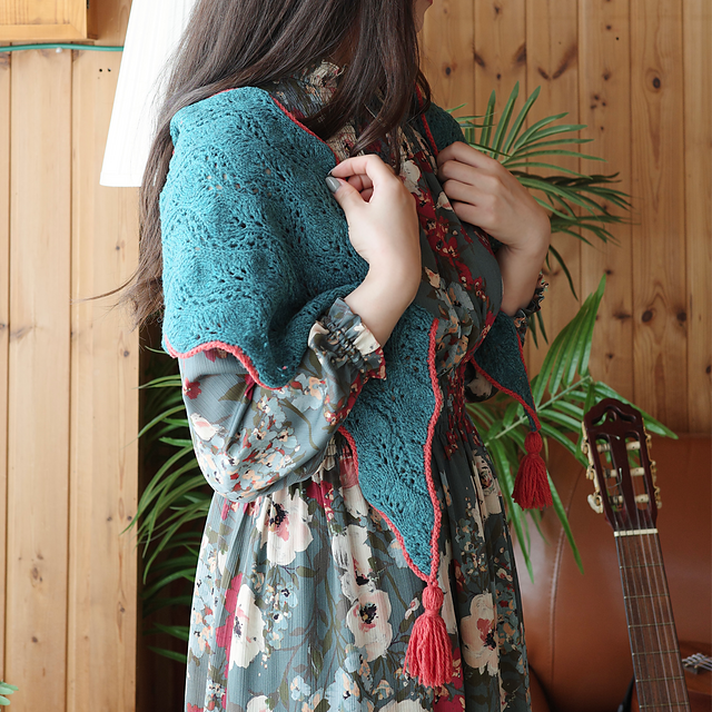 Coral reef Shawl