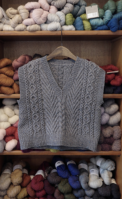 Ravelry: Bitsalmoon Aran Vest pattern by Sedna Yang