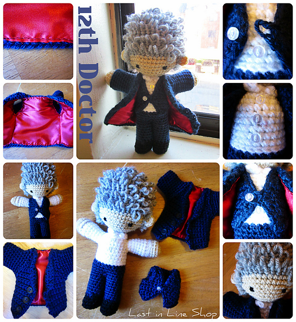 12th Doctor 9" Plush w Removable Jacket + Vest