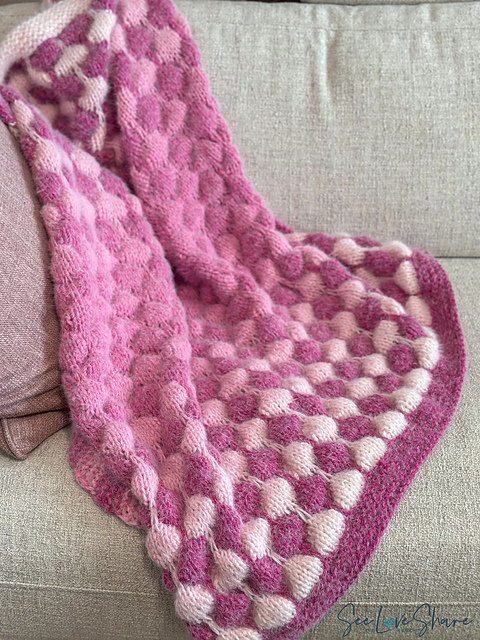 Pink Ombre Baby Blanket