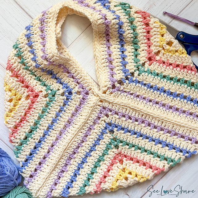 Granny Square Tote