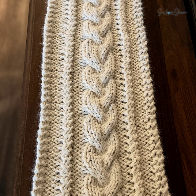 Cable Braid Table Runner
