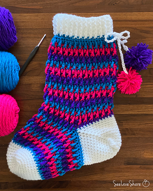 Very Berry Christmas Stocking