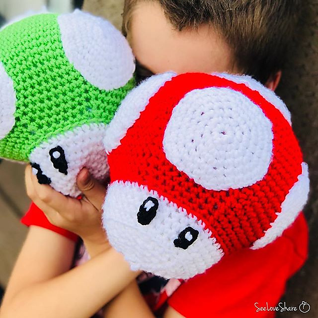 Super Mario 1-Up (and Big-Up) Mushroom