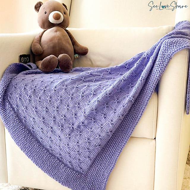 Simply Elegant Butterfly Baby Blanket