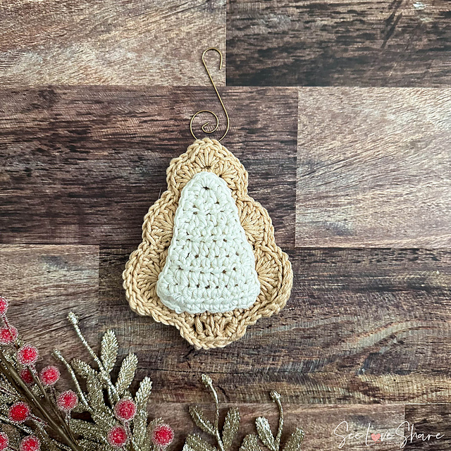 Christmas Sugar Cookie TREE Ornament