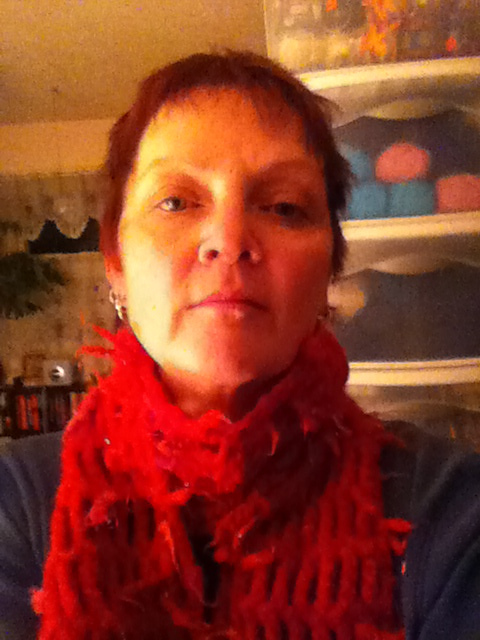 Felted Trellis Scarf