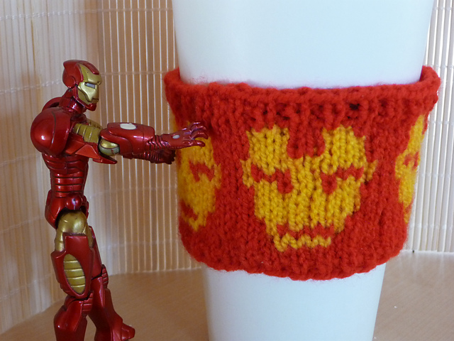 Superhero Coffee Sleeves - Iron Man