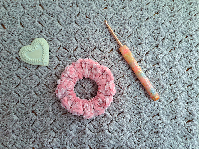 Pastel Velvet Scrunchie