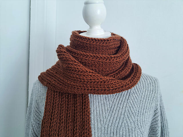 Ribbed Man Scarf