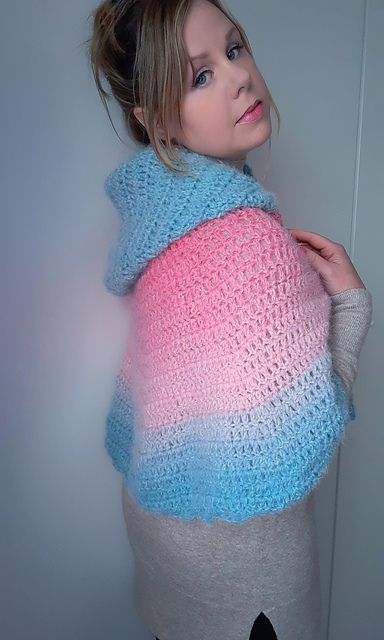 Victorian Hooded Shawl