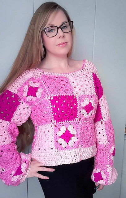 Granny Square Sweater