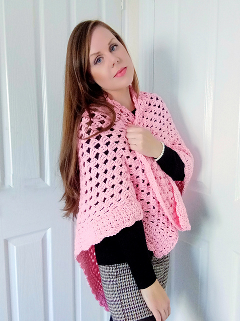Delicate Rose Shawl