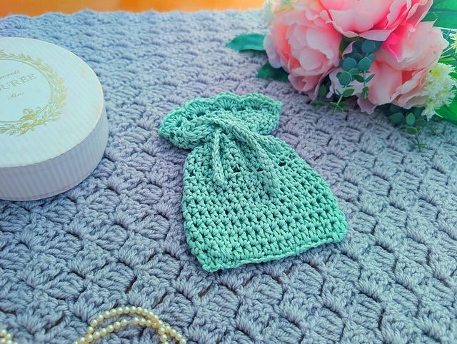 Lavender Drawstring Bag