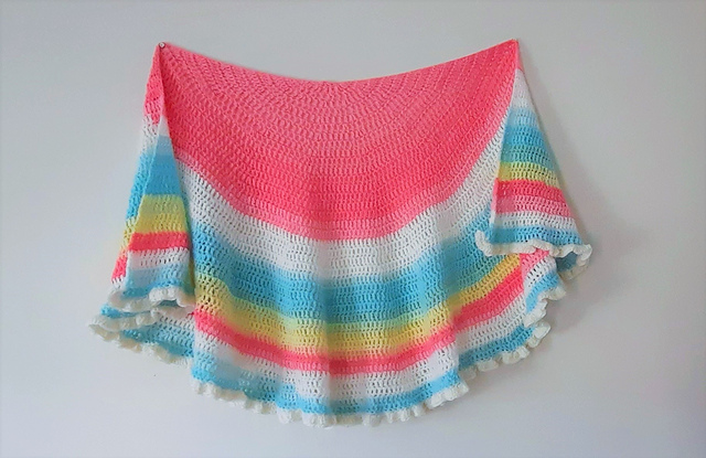 Polina Crescent Shawl