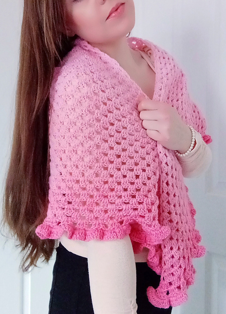 Romantic Boho Shawl