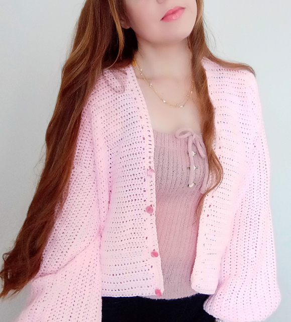 Cardigan with angel wings on back best sale