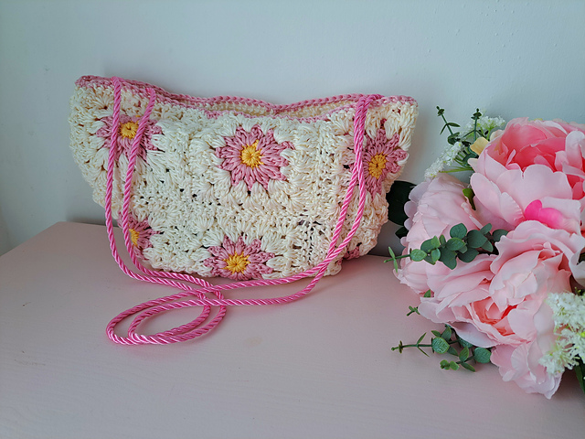 Flower Granny Bag