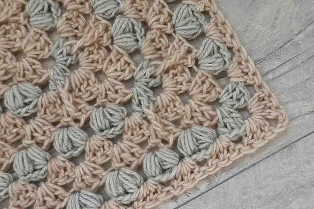 Textured Puff Granny Square