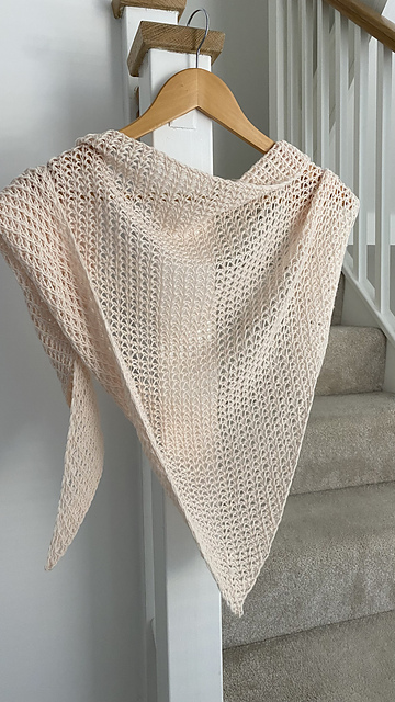 Ravelry: Japandi Lace Shawl pattern by Miroslava Mihalkova