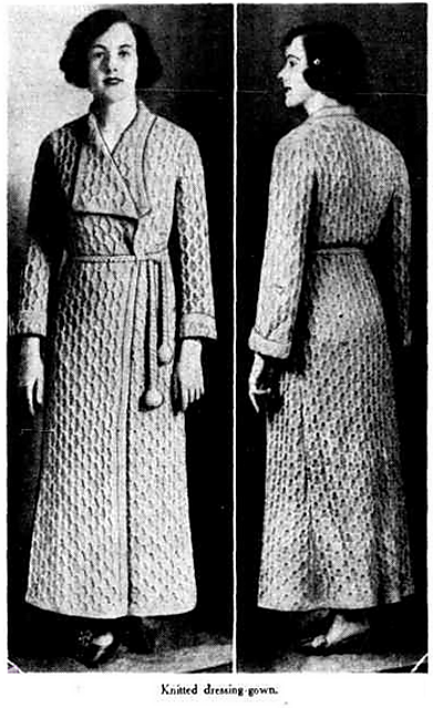 Cosy Dressing-gown for Winter Wear