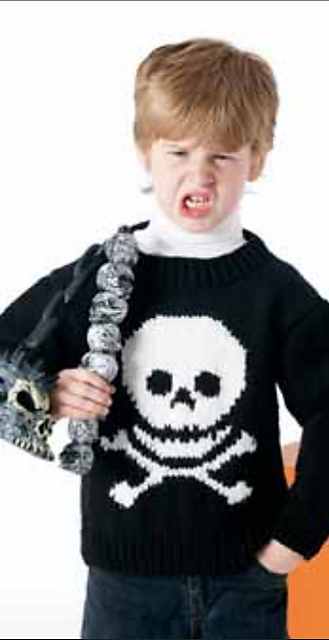 Very Scary Pullovers: Skull and Crossbones