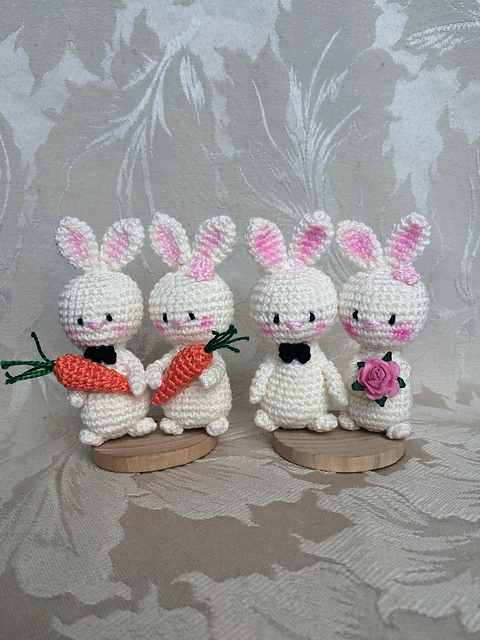 Happily ever after. Wedding bunnies