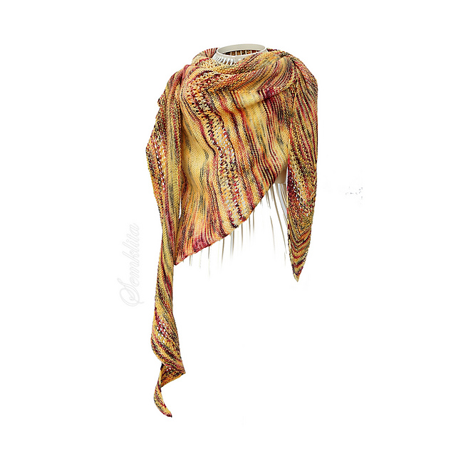 Water glare shawl