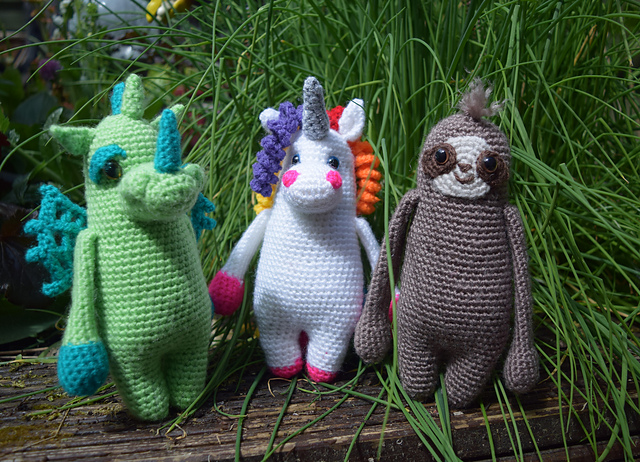 Sloth, Uicorn and Dragon Friends