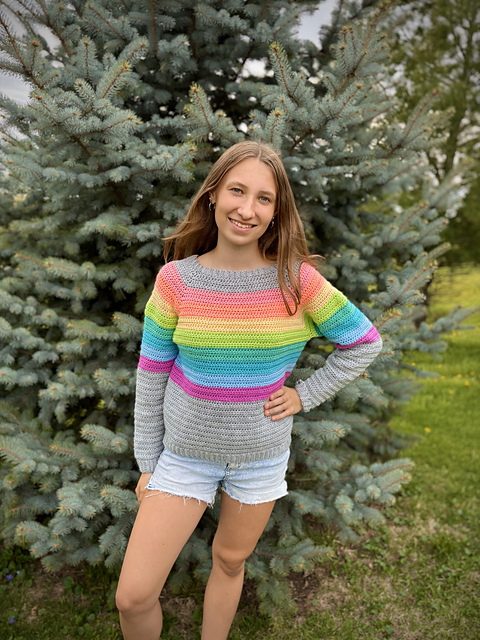 Rainbow Raglan