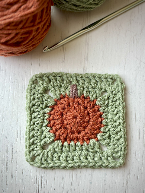 Pumpkin Granny Square
