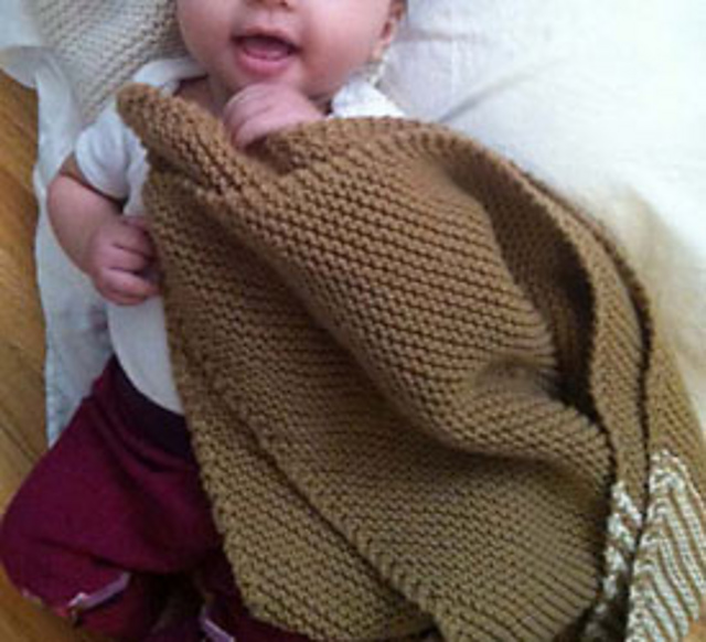 Ravelry Garter Stitch Baby Blanket pattern by Kathleen Cubley