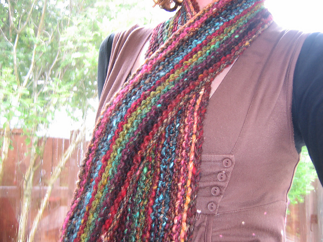 Long Cut Scarf