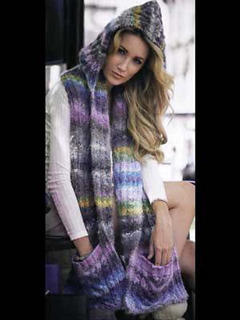 Design 10 - Hooded Scarf with Pockets