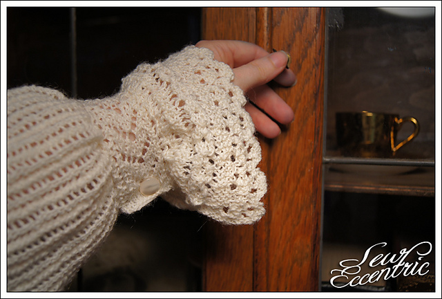 Knitted Lace Undersleeves