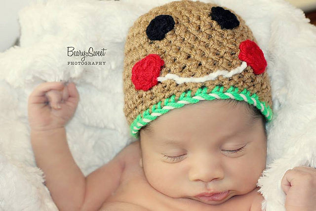 Gingerbread Kids Hat