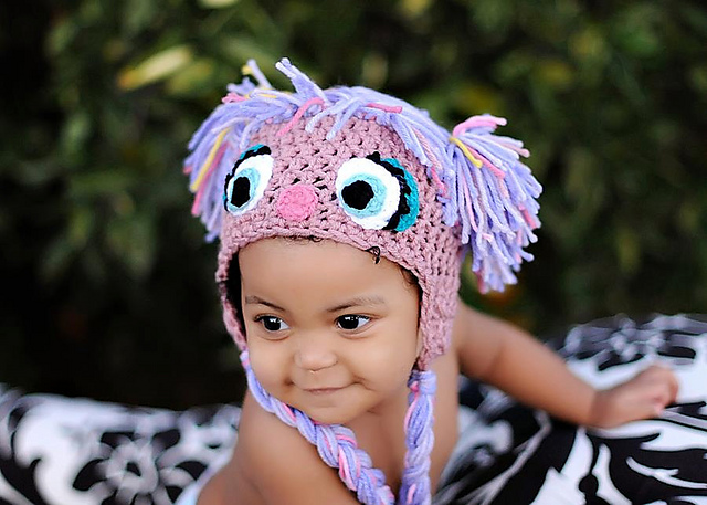Purple Puppet Hat