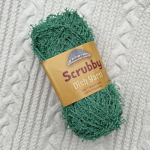 Ravelry Jubilee Yarn Scrubby Dish