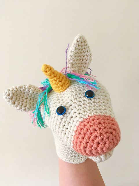 Uli the Unicorn Hand / Glove Puppet