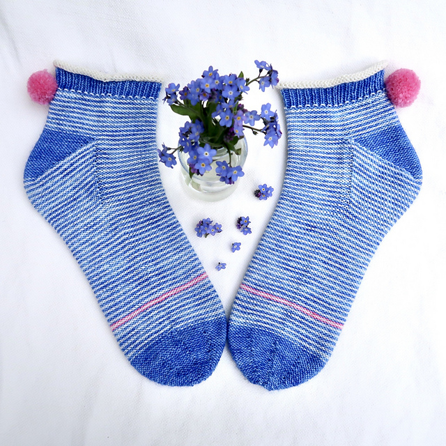 Stripy Shorts Socks