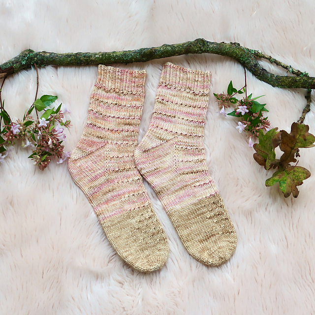 Cinnamon Swirl Socks