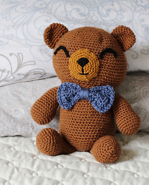 The Cuddliest Crochet Bear
