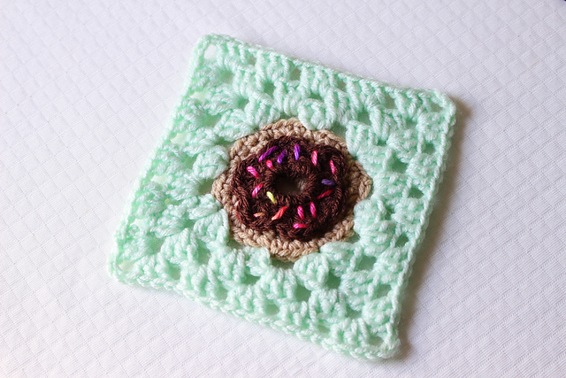 Donut Granny Square: Bake Shop Blanket